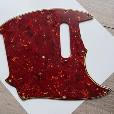 64  - 71 Fender Musicmaster guitar  Pickguard tortoise 60's MM Vintage USA RI image 5