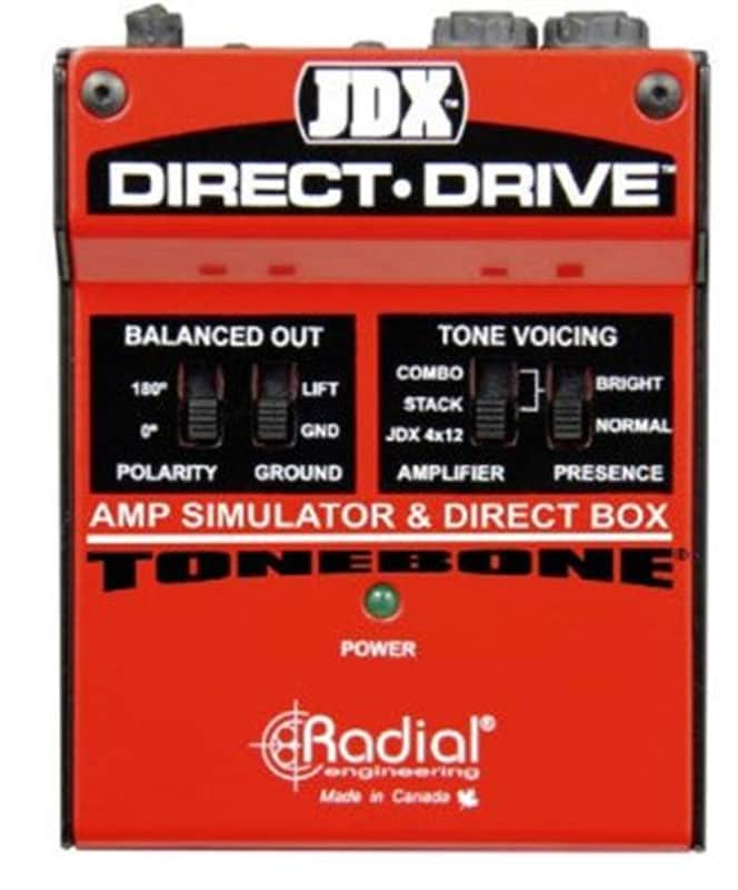 Radial Engineering JDX Direct-Drive Amp Simulator & DI Box image 1