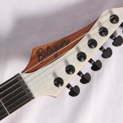 Balaguer Guitars / Diablo Standard with Hipshot Hardtail Bridge Satin Trans White New! [92276] image 5