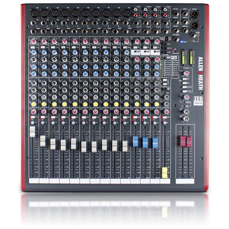 Allen & Heath ZED-16FX 16-Channel Mixer with Effects image 1