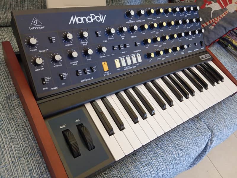 Behringer MonoPoly 37-Key Polyphonic Synthesizer 2021 - Present - Black image 1