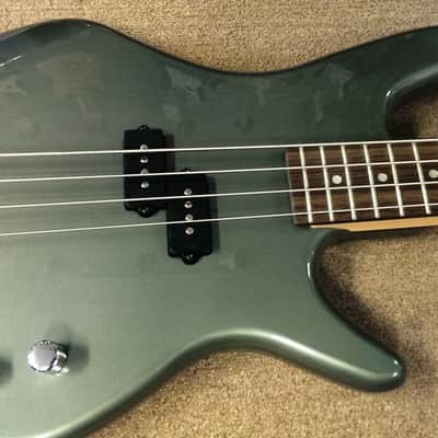 Ibanez Soundgear Gio GSR100 4-String Bass Guitar, Grey Metallic, P Style Pickup image 1