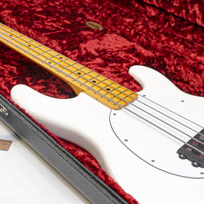 Music Man StingRay Retro ‘70s 4-String Bass White w/ OHSC | Vintage Swagger, Modern Power image 3