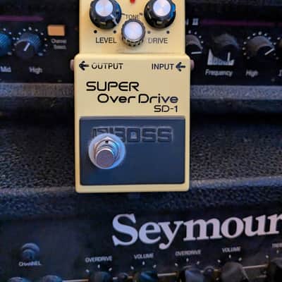 Boss SD-1 Super OverDrive with true bypass mod image 1
