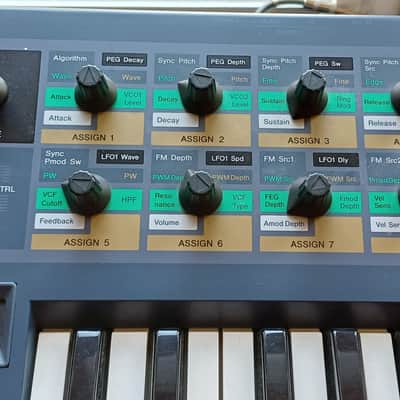 Yamaha AN1x Virtual Analog Synthesizer 1997 - Blue image 9