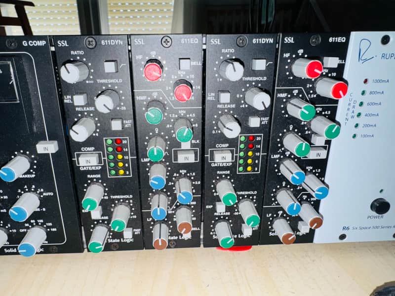 Solid State Logic 611DYN 500-Series Dynamics Module 2012 - Present - Black image 1