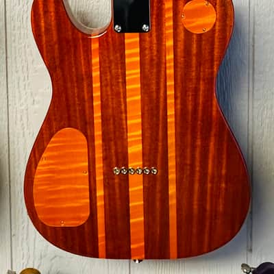 Warmoth Telecaster 2026 - Flamed orange burst image 6