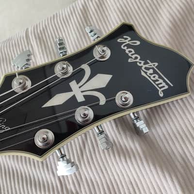 Immagine Hagstrom Viking semi hollow Deluxe Baritone Flamed Maple * baritone scale length * sounds/plays/looks really great * very rare model * - 5