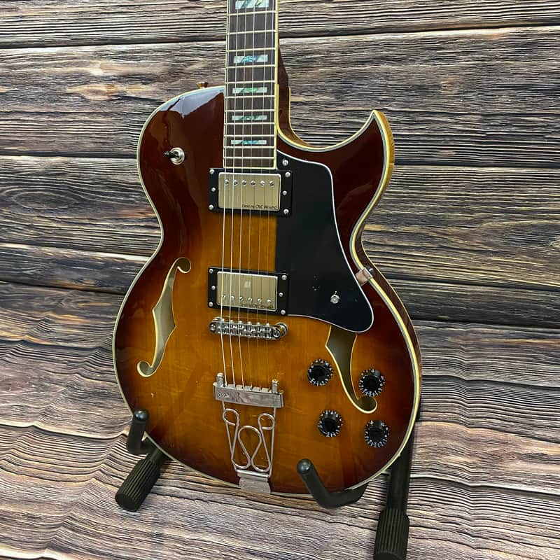 IVY ivy 6 String IYV IJZ-300 TSB Jazz hollow-Body Electric Guitar