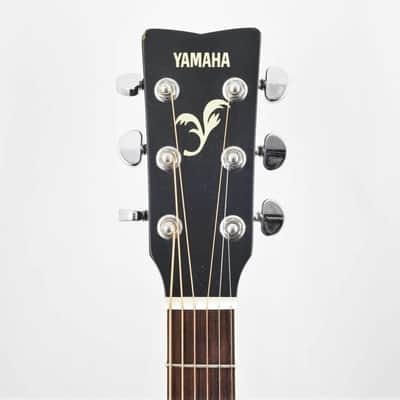 Yamaha FG-423S Black - Solid Spruce Top Dreadnought Acoustic | Reverb