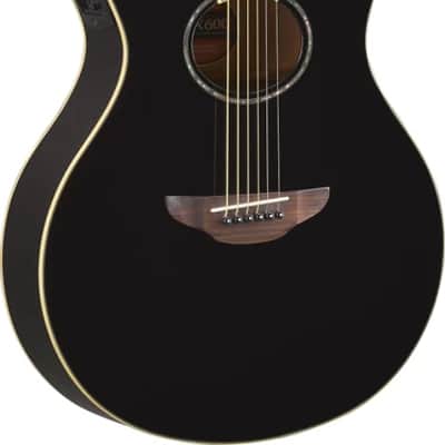 Yamaha APX600 Black Concert Electro Acoustic Guitar image 1