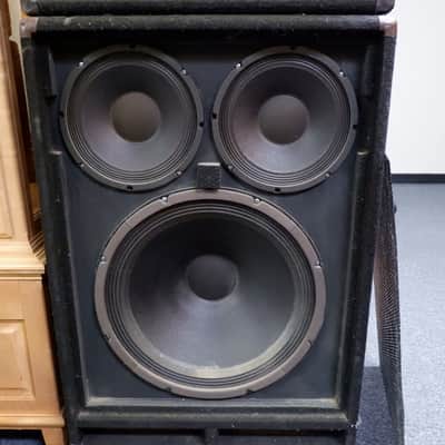 Sonic Research Bass Cabinet 2x10" 1x18" Front Ported late 1980's-early 1990's - Black with Silver Streak Grille image 2
