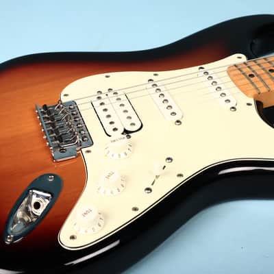 2013 Fender Stratocaster MIM Maple Sunburst Guitar HSS image 11