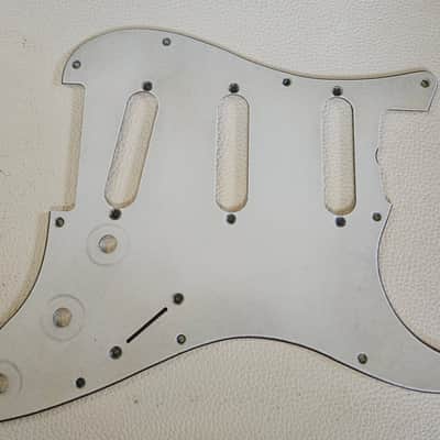 Fender Stratocaster Aged Relic 3 ply Pickguard Parchment 62 59-62 image 6