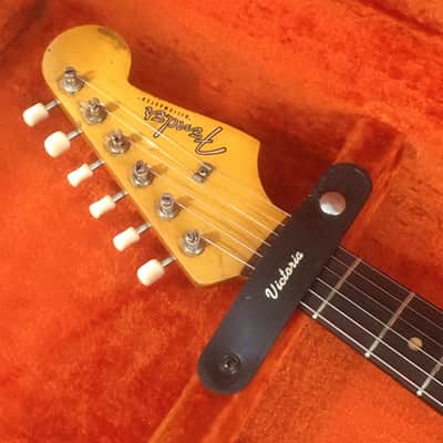 1961 Vintage Pre-CBS Fender USA Musicmaster Dakota Red Nitro True Relic 22.5” Short Scale 3/4 Guitar HSC 6.1 Lb image 14