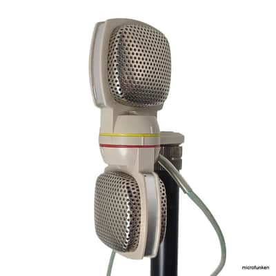 Grundig / Sennheiser GDSM202 60's Vintage Stereo Dynamic Microphone image 3