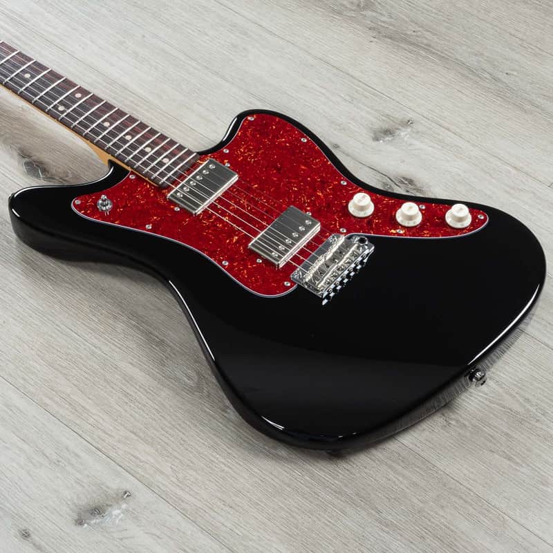 Suhr Classic JM HH Guitar, Gotoh 510 Tremolo, Rosewood Fingerboard, Black image 1