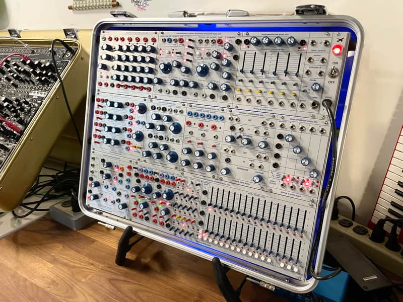 Buchla Tiptop 200t series with BPNYC ZERO Halliburton Eurorack Modular Travel Case 9U #4 image 1