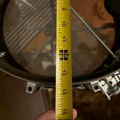 1970s Ludwig 6.5x14 Black Beauty Super Sensitive Snare Drum - READ DESCRIPTION image 14