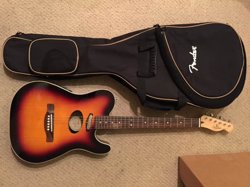 RARE Fender Telecoustic Deluxe Telecaster Acoustic/Electric
