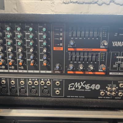 Yamaha EMX640 6 Channel Powered Mixer Dual Amp image 1