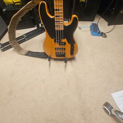 Schecter Model-T Session 4-String Bass 2010s - Aged Natural Satin image 1