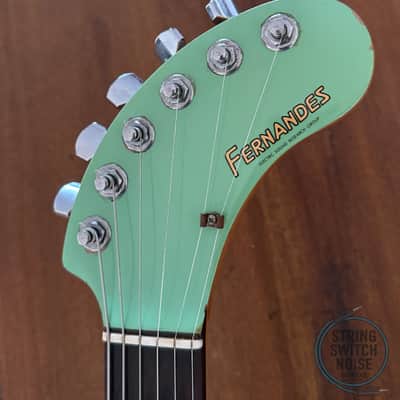 Fernandes ZO-3, Surf Green, 2000s Nomad Travel Guitar, w/Onboard