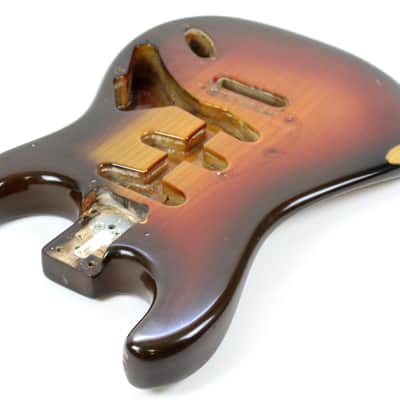1979 Vintage Fender Stratocaster Sunburst BODY S9 Serial 1970s CBS Era USA Strat image 7