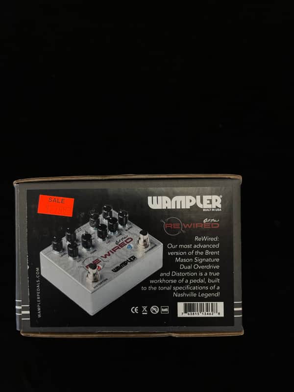 Wampler ReWired Brent Mason Signature Overdrive / Distortion | Reverb