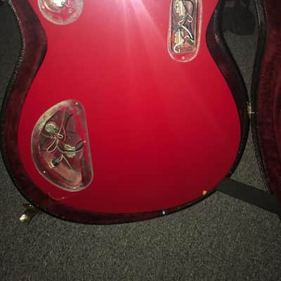 Gretsch Electromatic Dou-Jet  G2923, Fierebird Red 1999  Firebird Red image 5