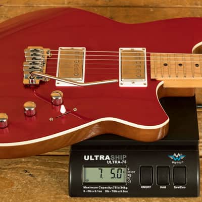 Reverend Kingbolt HH - Roasted Maple - Metallic Cherry image 8