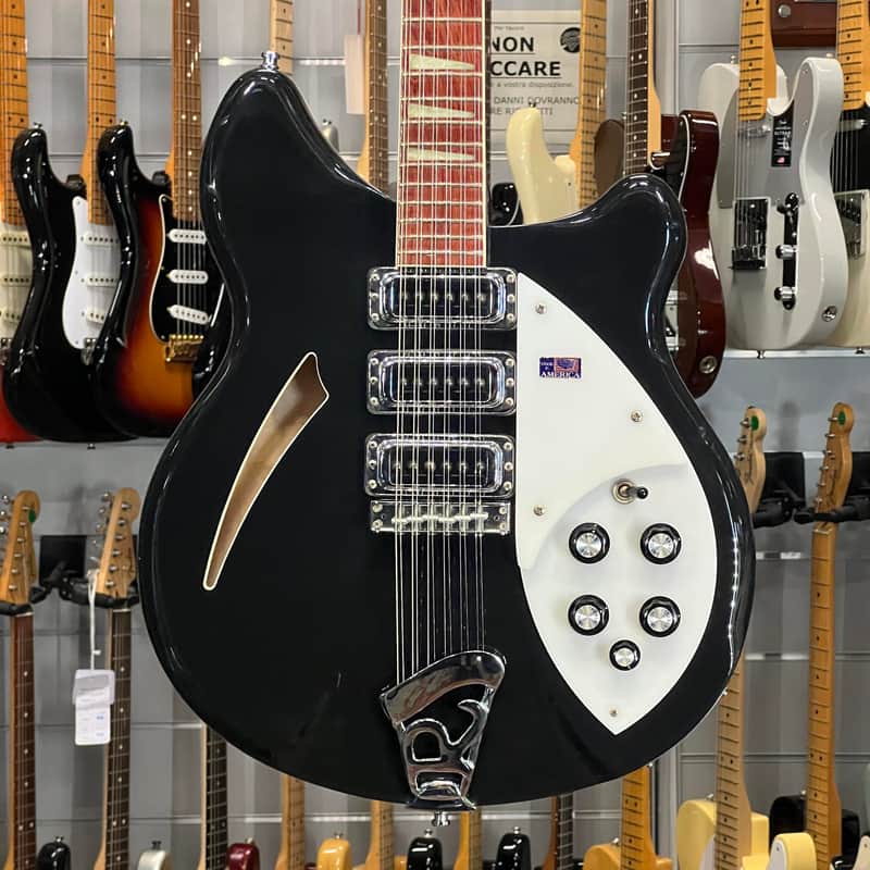 Rickenbacker   Rickenbacker 370 / 12 Strings Jet Glo Black 2005 image 1