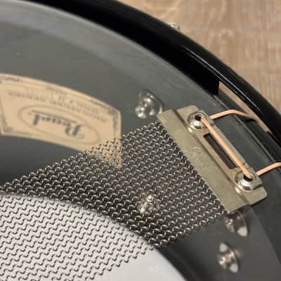 Pearl JJ1365 Joey Jordison Signature 13x6.5" Steel Snare Drum with SKB Padded Bag 2010s - Matte Black with Slipknot Logo image 23