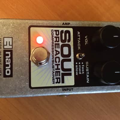 Electro-Harmonix Soul Preacher Nano Compressor / Sustainer 100% New with Manual and Original Box image 3