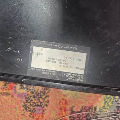 Peavey Cs-800 stereo power amplifier image 3