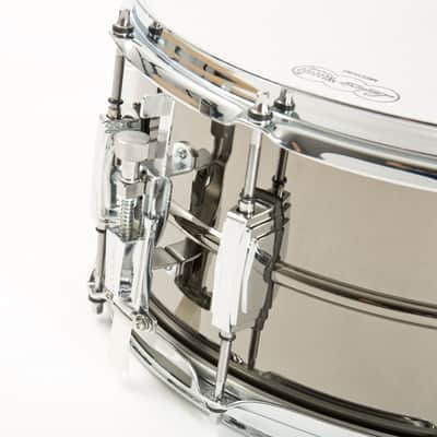 Ludwig Black Beauty Snare LB417, 14"x6.5", Brass - Snare Drum image 4