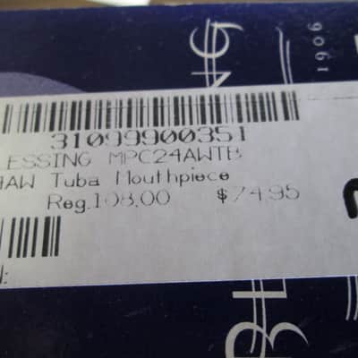 Blessing MPC24AWTB Tuba Mouthpiece - 24AW Cup image 4