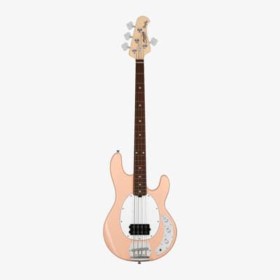 Sterling by Music Man Stingray Ray4 Bass Guitar - Pueblo Pink image 3