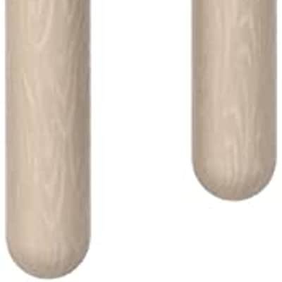Promark TXR5BW Hickory 5B Natural Finish Wood Tip Drumsticks image 3