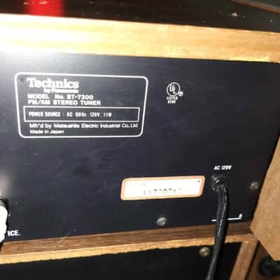 Restored Technics ST-7300 AM/FM stereo tuner (2) image 4
