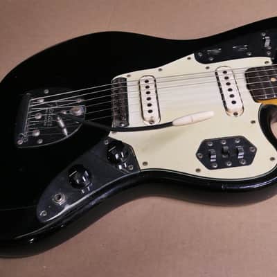 Vintage Fender Jaguar 1962 Black Refin SURFS UP image 20