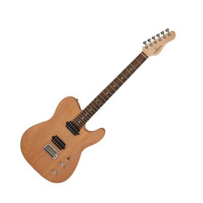 Corona Modern Standard T Mahogany Satin Locking Headmachine HH Telecaster Tele image 1