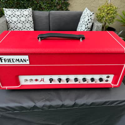 Friedman JEL-50 Jake E. Lee Signature 2-Channel 50-Watt Guitar Amp Head (2024 - Present) - Red image 2