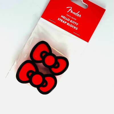 Fender x Hello Kitty Tokyo Limited Guitar Strap Lock, Squier Hello Kitty image 2