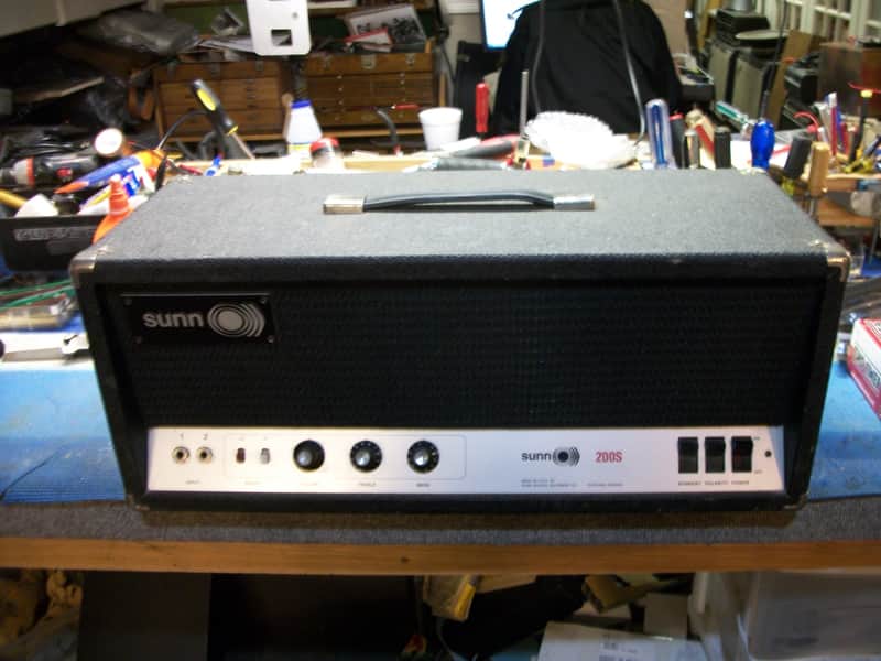 Sunn 200S 1968 All Tube Guitar Bass Amplifier | Reverb