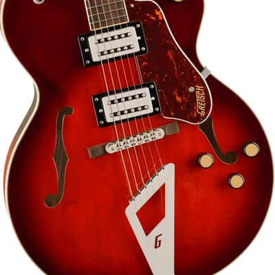 Gretsch G2420 Streamliner Hollow Body with Chromatic II Tailpiece 2024 - Present - Claret Burst image 1