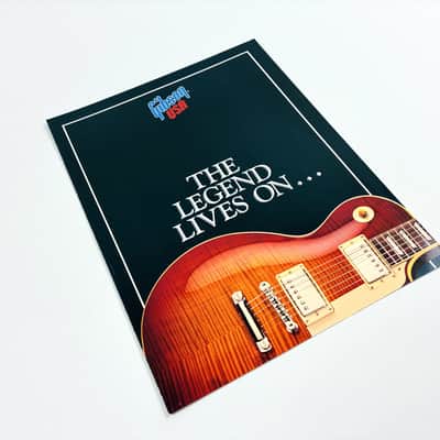 Gibson USA — “The Legend Lives On Catalog. V-90 1989 image 1