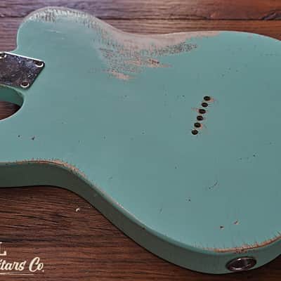 Telecaster Body Surf Green Relic - Vintage Style Aged Nitro image 5