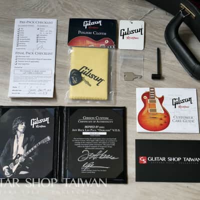 2009 Gibson Custom Shop Jeff Beck 1954 Les Paul Oxblood VOS image 24