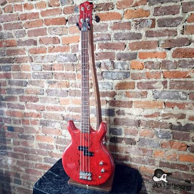 Lotus / Aria Pro II / Matsumoku MIJ Neck-Thru Double Cut Electric Bass  (1970s, Custom Poly Dip) image 21